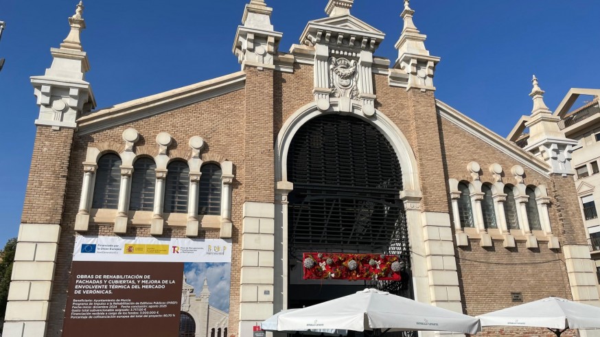 Comienzan las obras de restauración del Mercado de Verónicas de Murcia