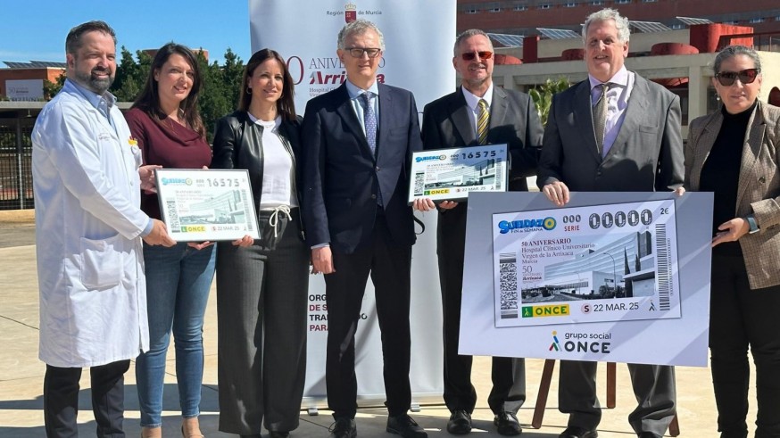 La ONCE conmemora el 50 aniversario de la Arrixaca