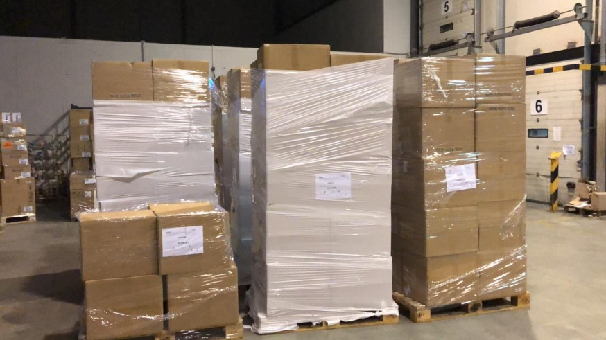 Envío de mascarillas a la Región de Murcia