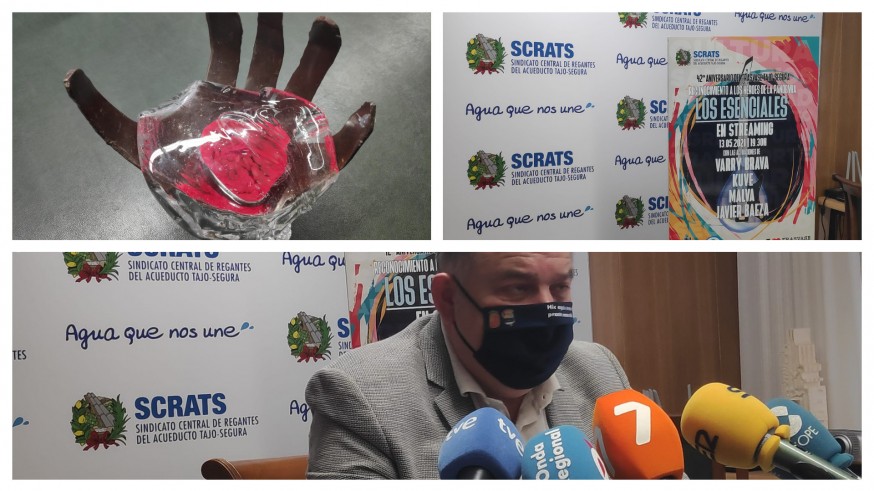 Lucas Jiménez, presidente del SCRATS, durante la presentación de "Los Esenciales". ORM